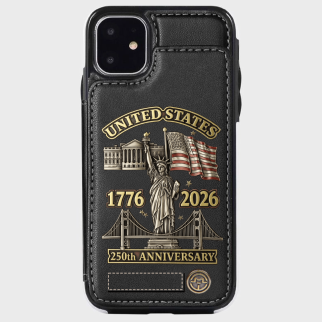 250th Anniversary - Personalized Wallet Phone Case - GLOWUP