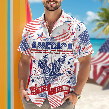 250 Years Of Freedom Hawaiian Shirt - GLOWUP