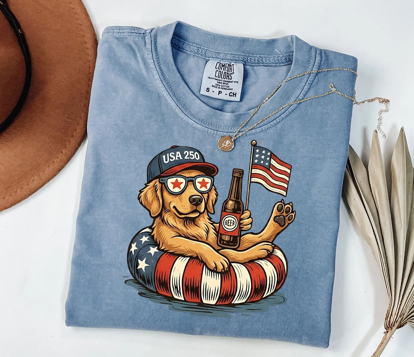 Funny Dachshund 4th of July Heritage Shirt - Premium Comfort Colors Independence Day Commemorative Tee - GLOWUP