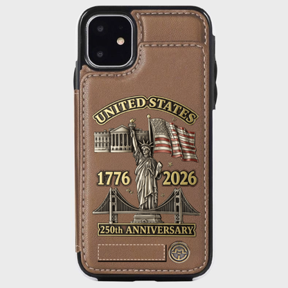 250th Anniversary - Personalized Wallet Phone Case - GLOWUP