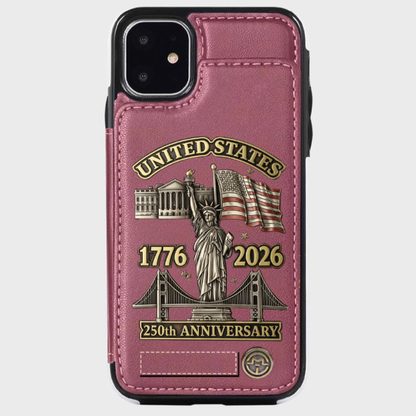 250th Anniversary - Personalized Wallet Phone Case - GLOWUP