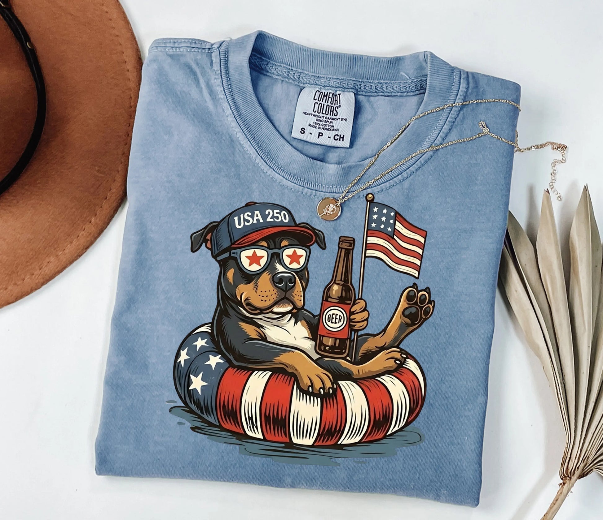 Funny Dachshund 4th of July Heritage Shirt - Premium Comfort Colors Independence Day Commemorative Tee - GLOWUP