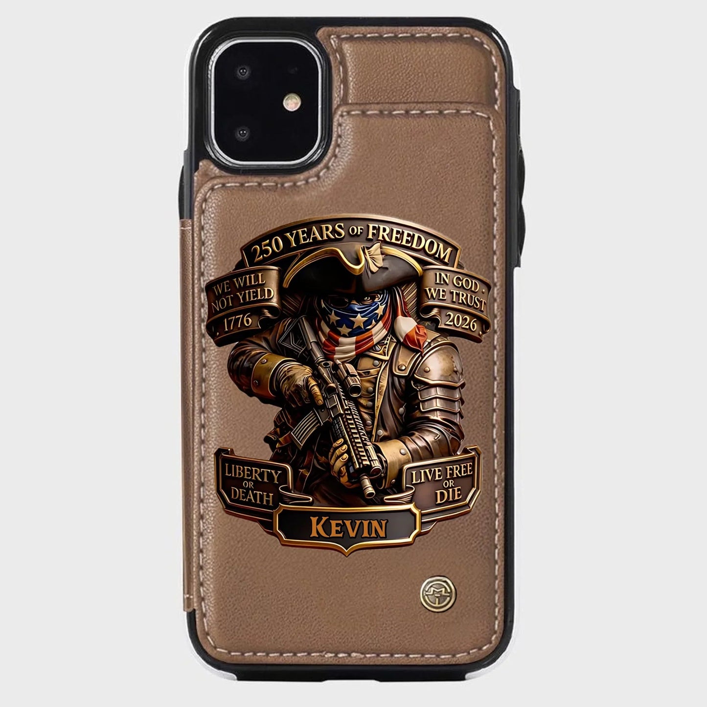 Live Free Tribute 250 Years Custom Wallet Phone Case