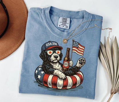 Funny Dachshund 4th of July Heritage Shirt - Premium Comfort Colors Independence Day Commemorative Tee - GLOWUP