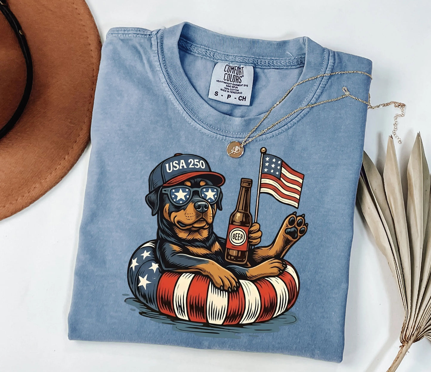Funny Dachshund 4th of July Heritage Shirt - Premium Comfort Colors Independence Day Commemorative Tee - GLOWUP