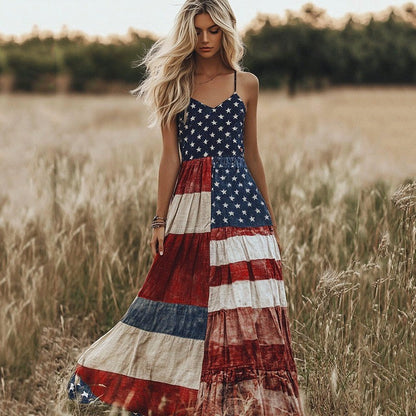 USA 250th Women's loose-fitting versatile dress - GLOWUP